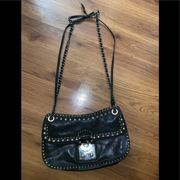 MIU MIU STUDDED SHOULDER BAG - Picture 2 of 14